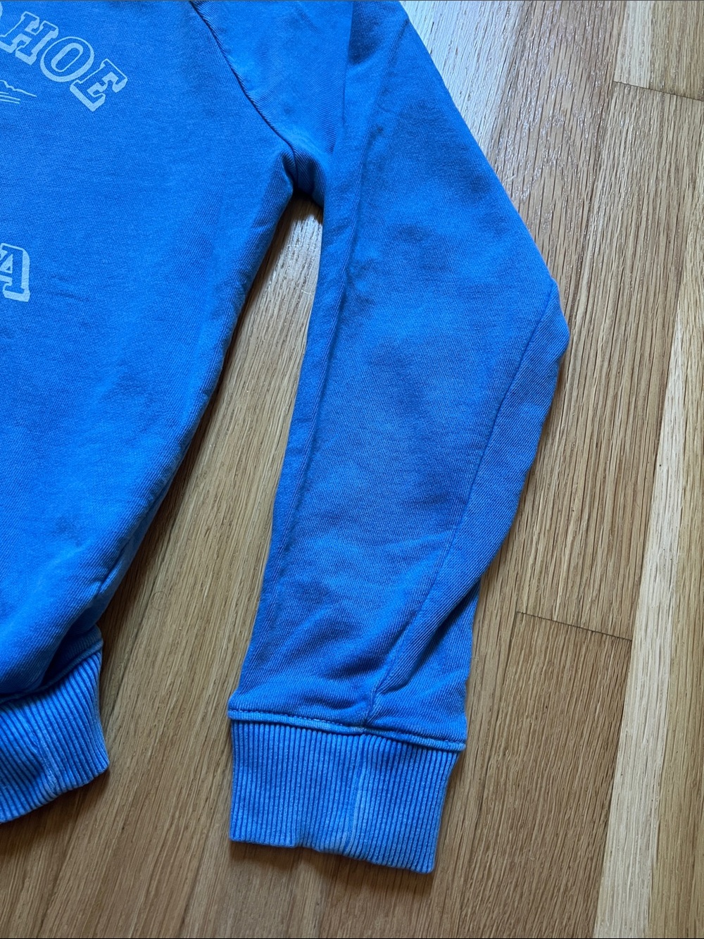 Lucky Brand Lake Tahoe California Blue Crewneck Sweatshirt M - Picture 6 of 11